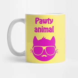 Pawty animal (pink) Mug